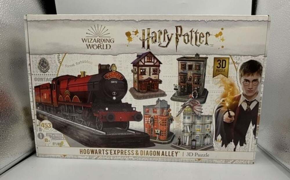 Harry Potter Hogwarts Express & Diagon Alley 3D Puzzle 453-Piece Set